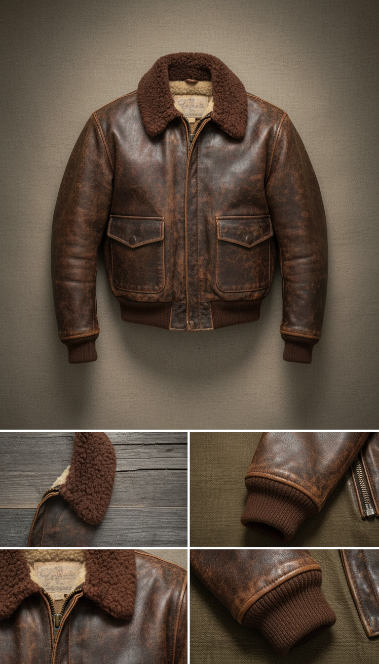 WWII Shearling Bomber Jacket